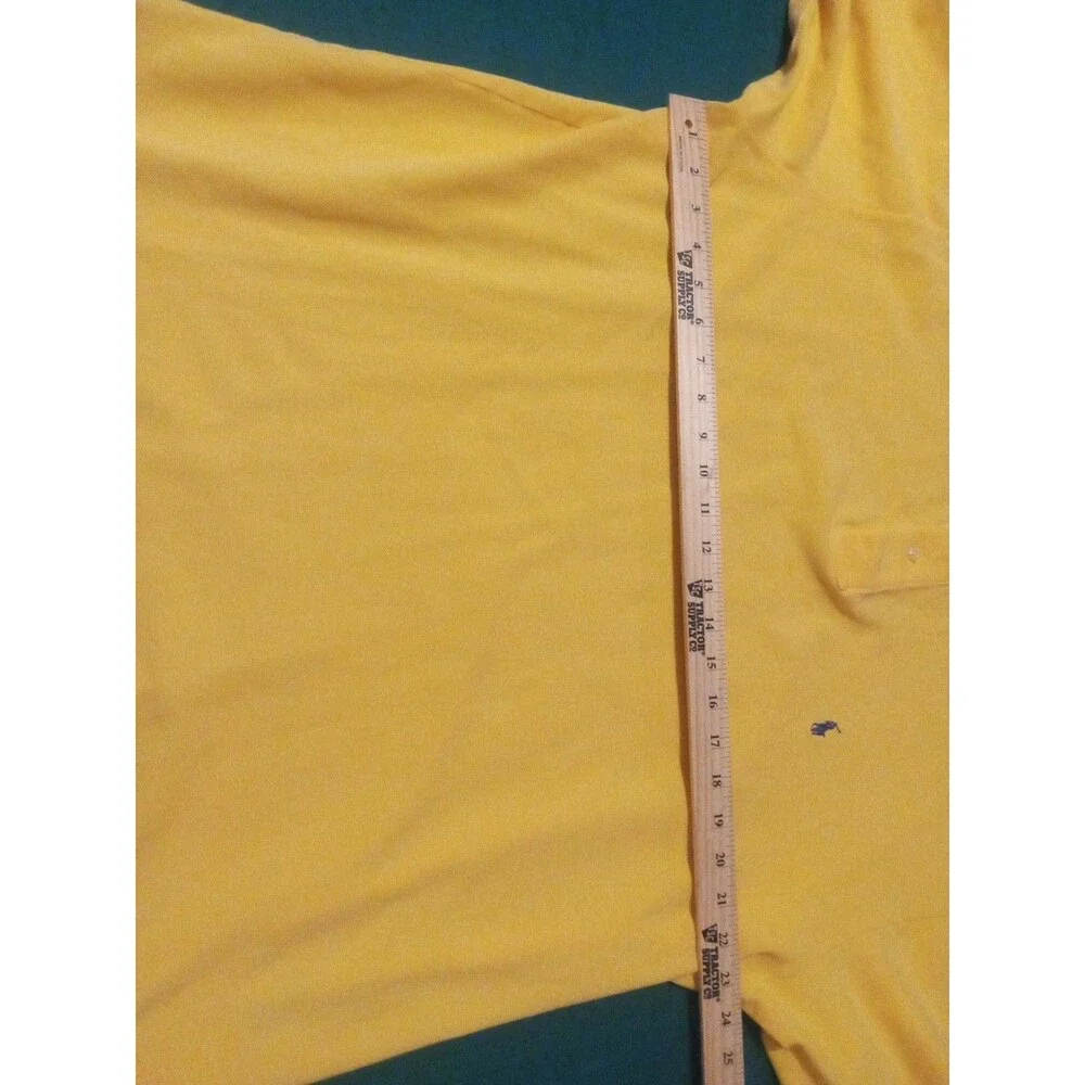 Ralph Lauren  Men's polo shirt, yellow Size 2X